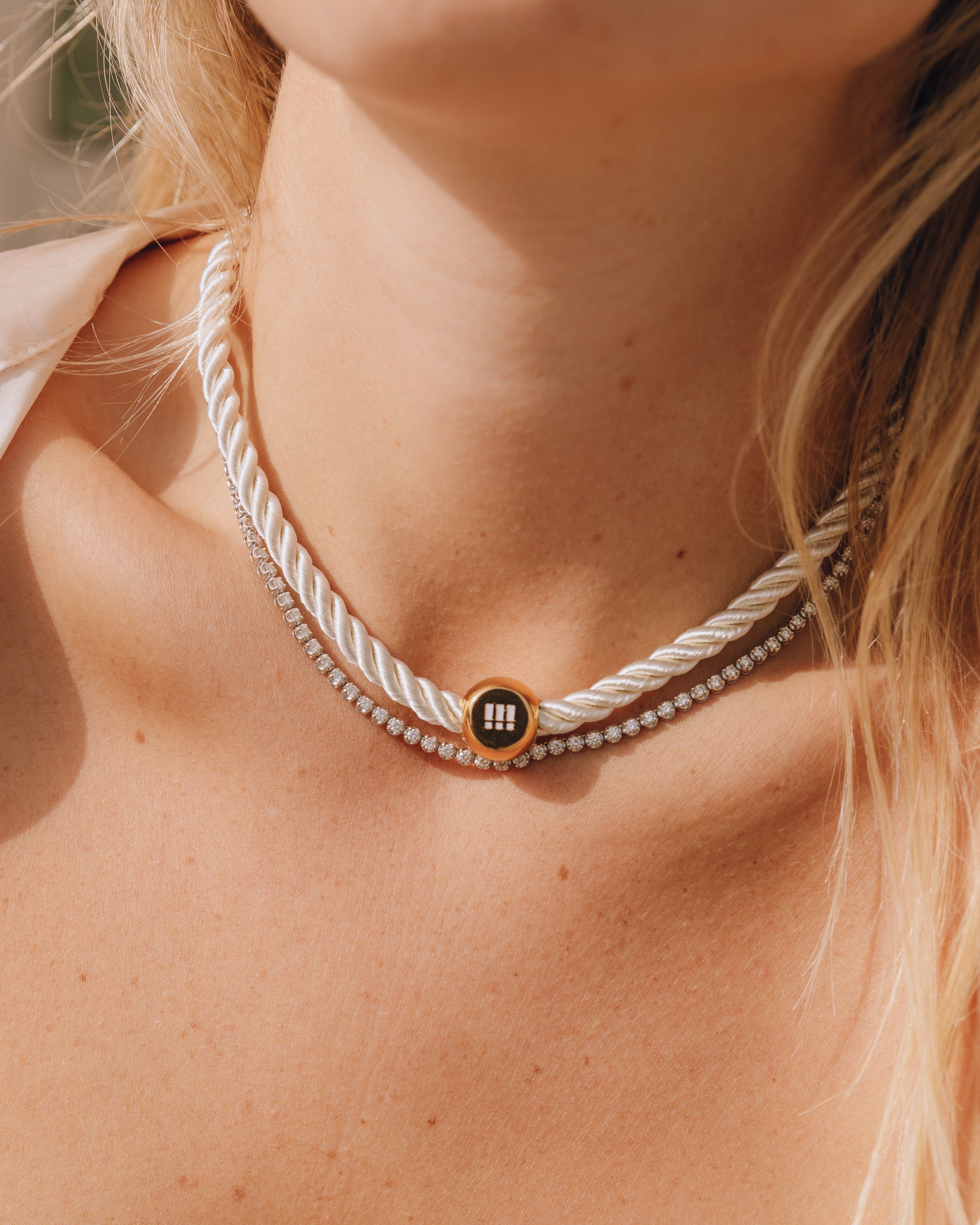 !!! Necklace X Timeless Pearly - Cream