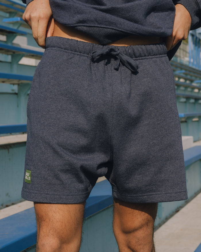 Mens Fleece Sweat Shorts - Denim