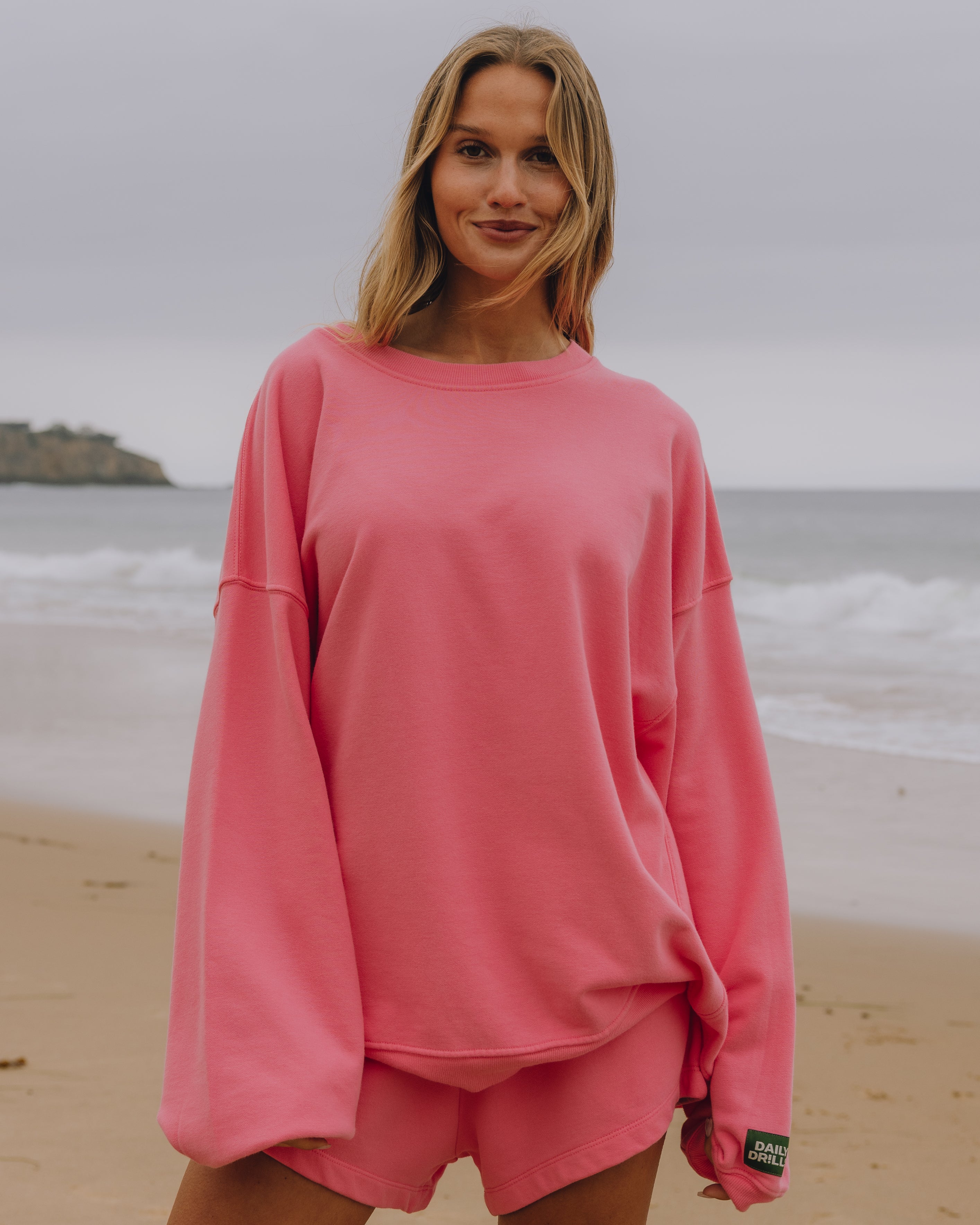 Unisex Oversized Crew - Cheeks – shopdailydrills