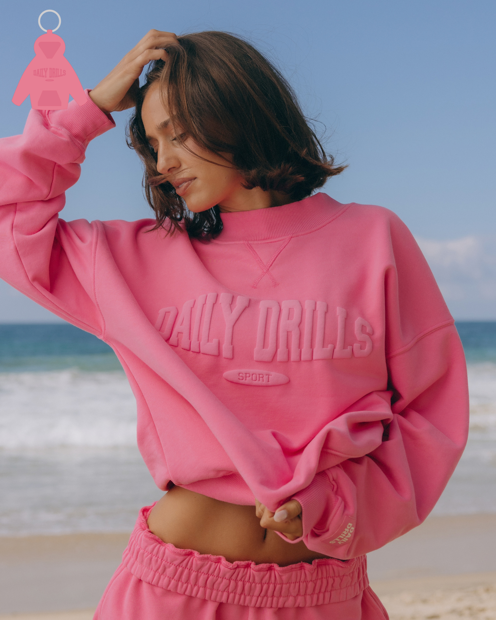 Vintage Sport Crew - Cheeks with Monochrome Patch