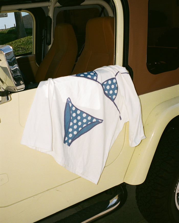 Spot On Beach Tee - White