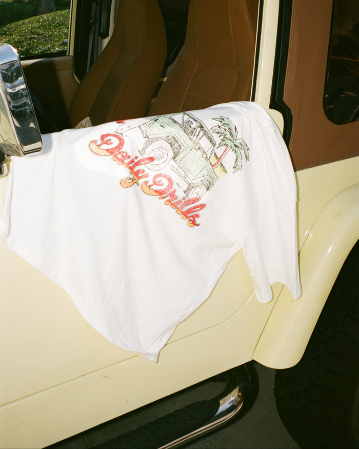 Bronco Beach Tee - White