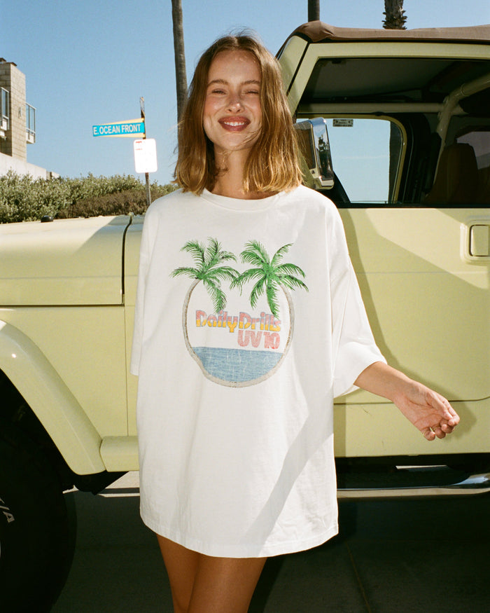UV10 Beach Tee - White