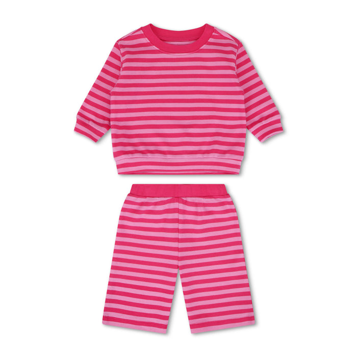 Baby Drills Stripe Set - Hot Shot + Taffy Stripe