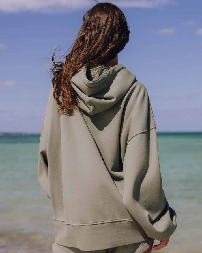 Oversized Paracord Hoodie - DD Green