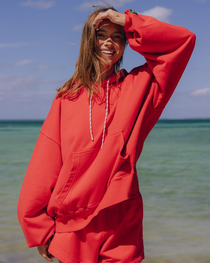 Oversized Paracord Hoodie - Heart