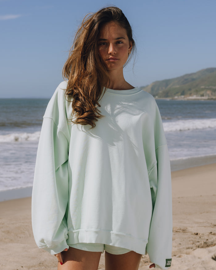 Unisex Oversized Crew - Surf