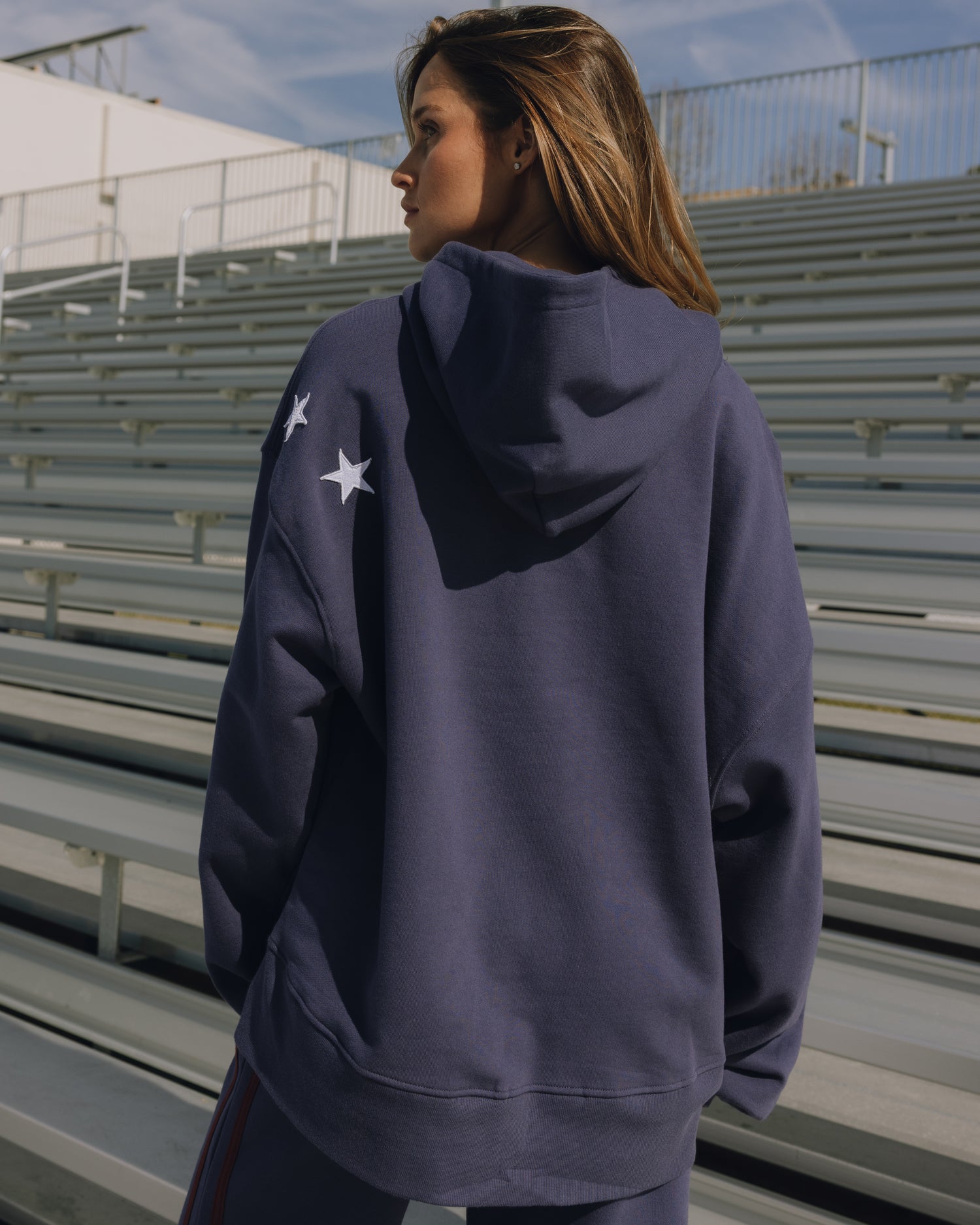 Oversized All Stars Hoodie - Navy – shopdailydrills