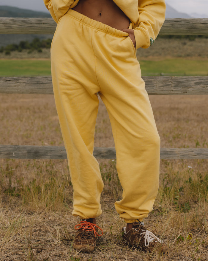Unisex Fleece Joggers - Sunny