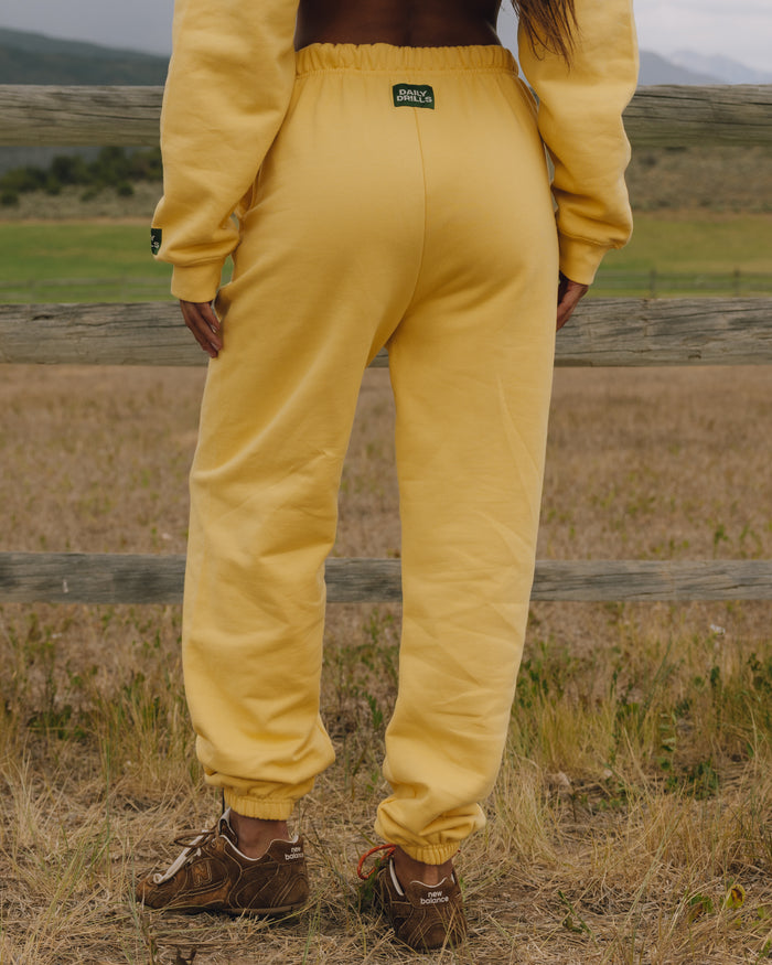Unisex Fleece Joggers - Sunny