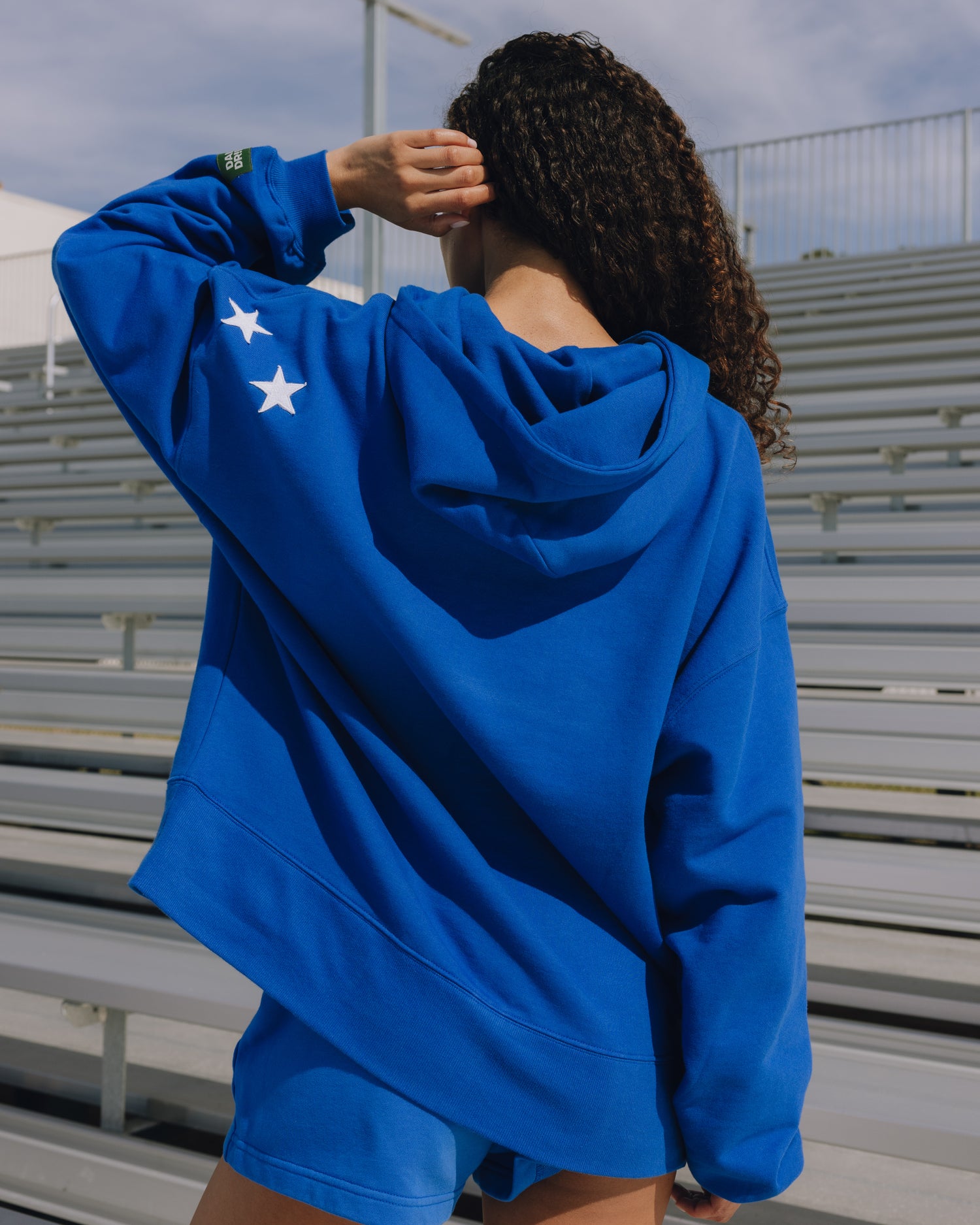 Oversized All Stars Hoodie - Cobalt – shopdailydrills