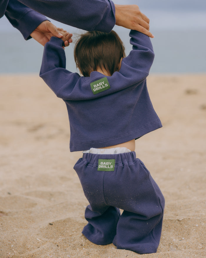 Baby Drills Thermal Set - Navy