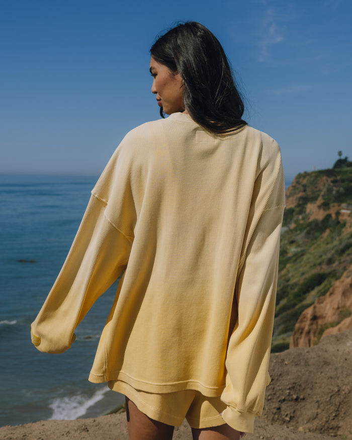 Oversized Thermal - Sunsoaked Sunny with Monochrome Patch