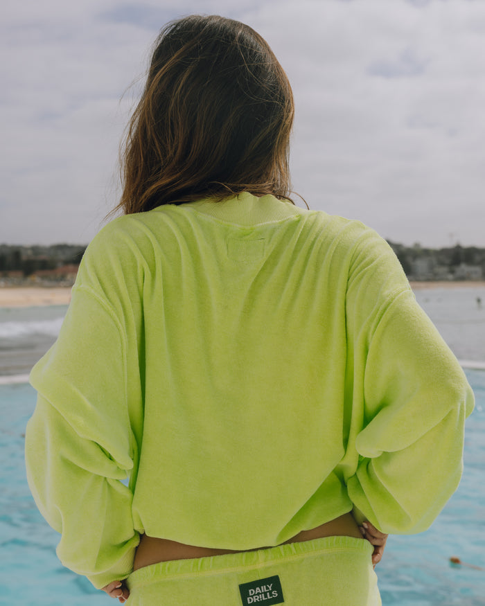 Terry Vintage Crew - Sunbleached Zilker