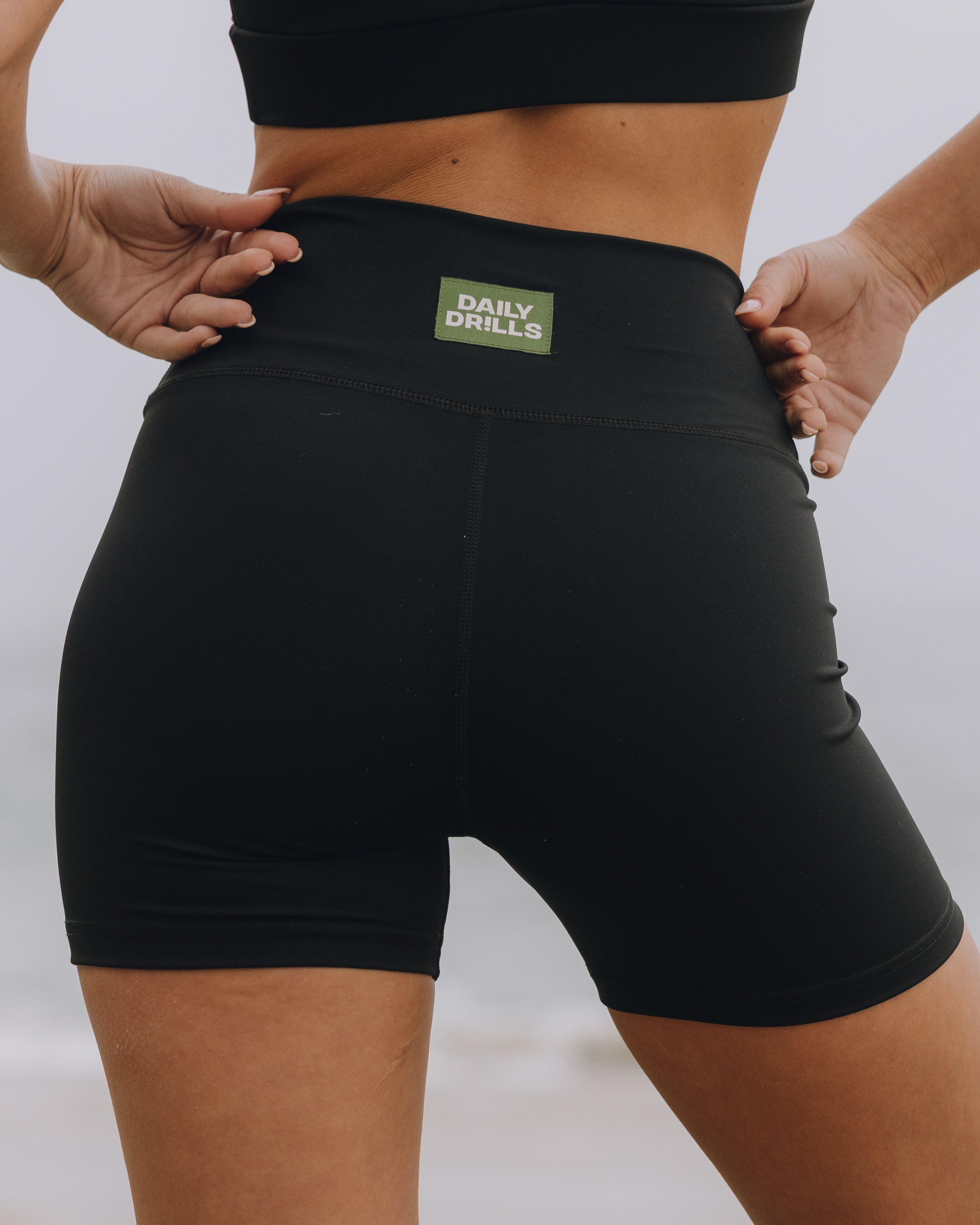 Go! Shortie Shorts - Black – shopdailydrills