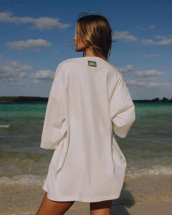 Warmest Wishes Beach Tee - White