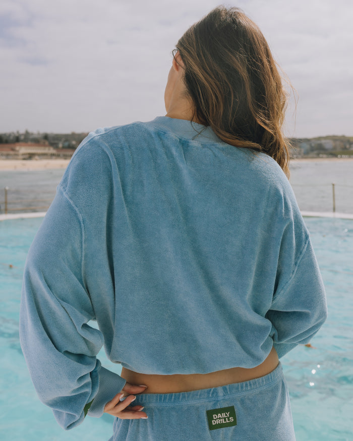 Terry Vintage Crew - Sunbleached Malibu