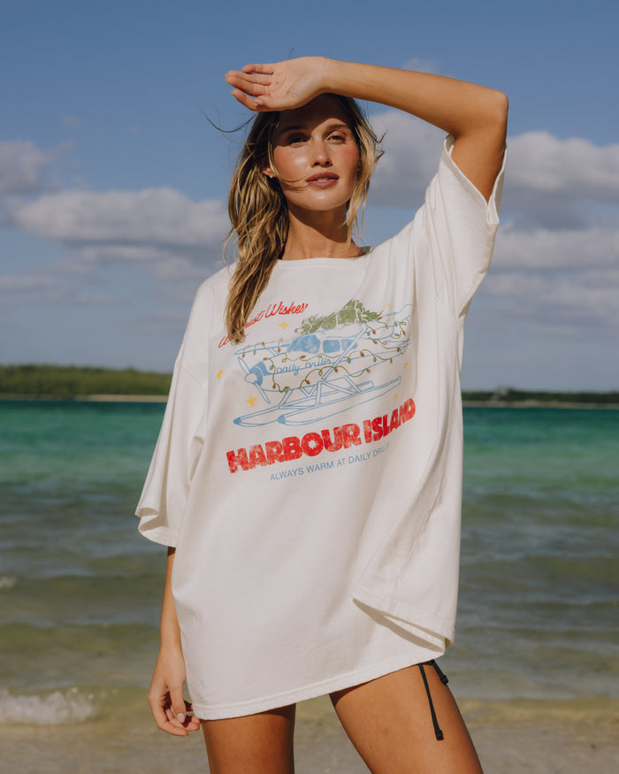 Harbour Island Beach Tee - White