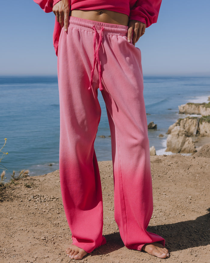 Thermal Resort Pants - Sunsoaked Hot Shot with Monochrome Patch