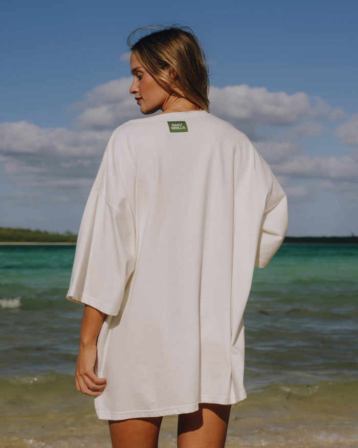 Harbour Island Beach Tee - White