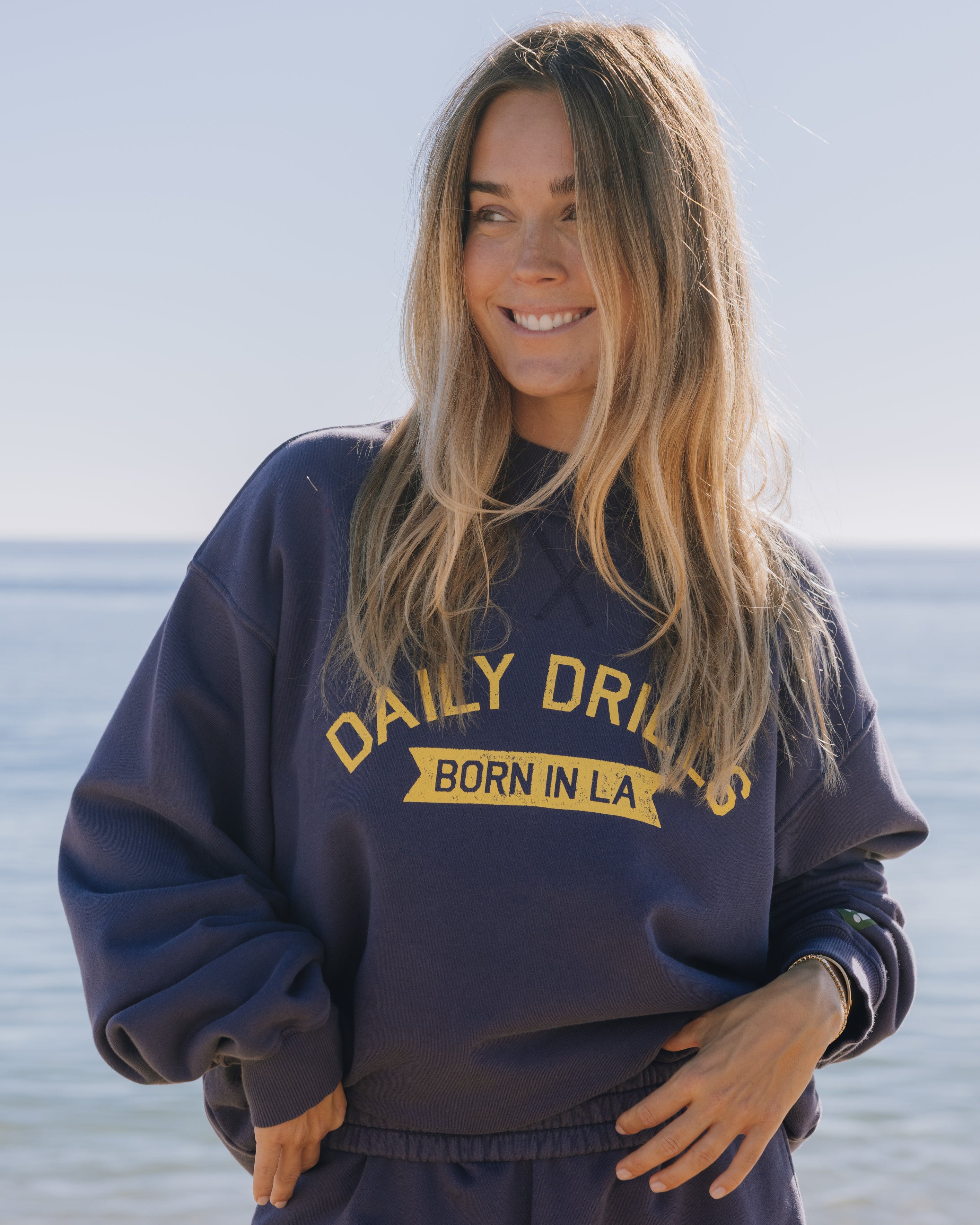 Vintage Birthday Crew - Navy with !!!!! Patch