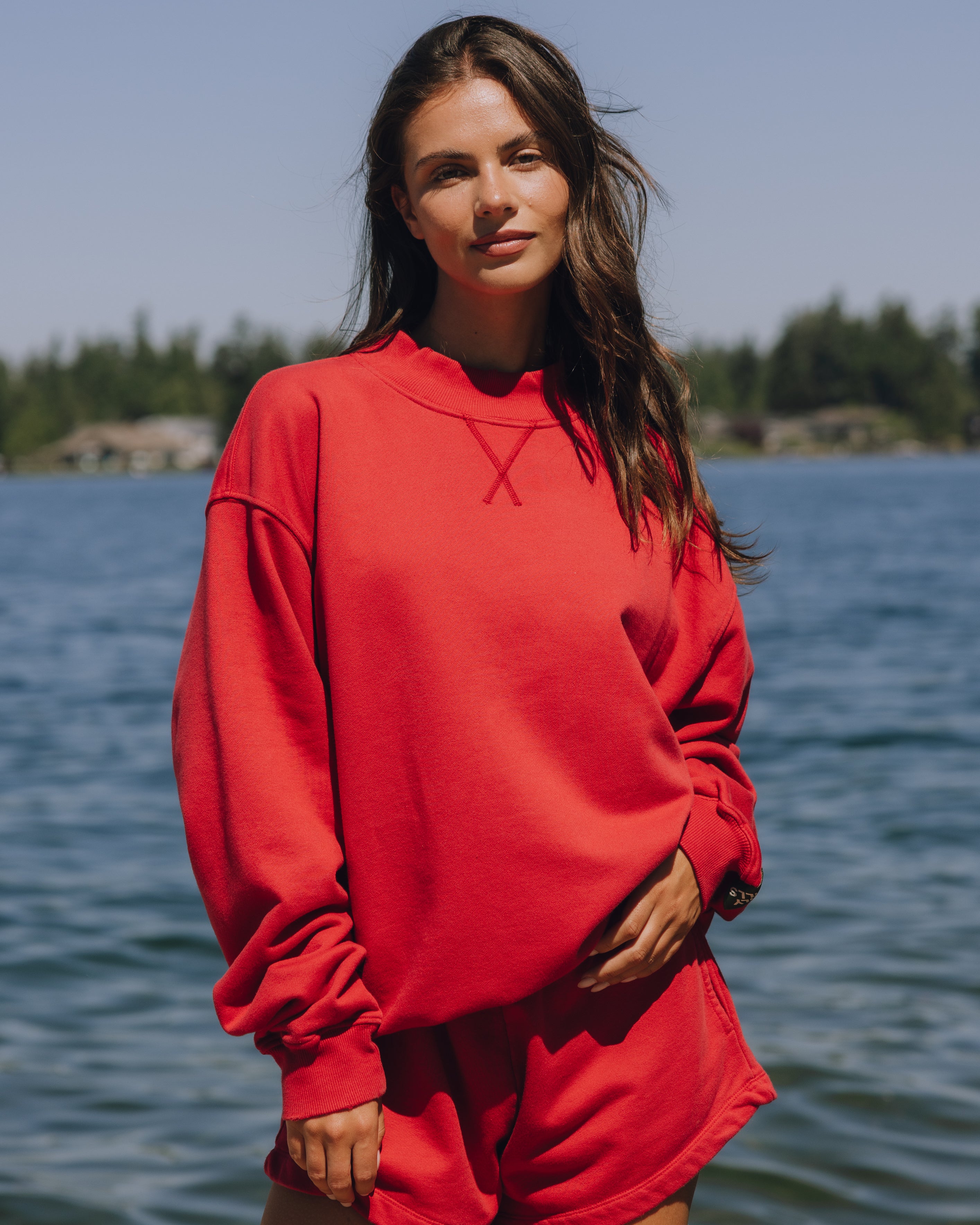 Vintage Crew - Distressed Vintage Red