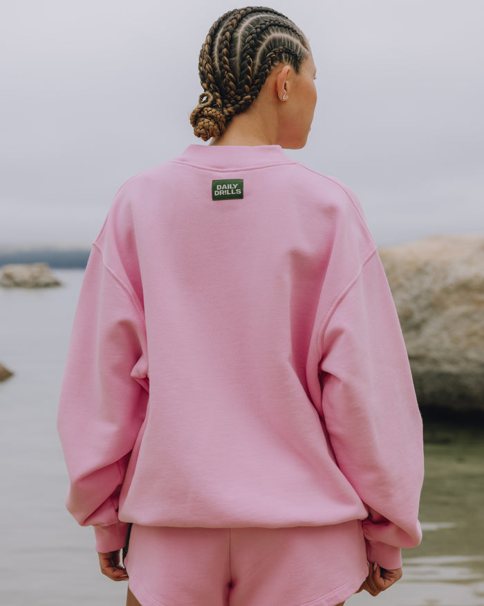 Oversized Heavyweight Vintage Crew - Taffy