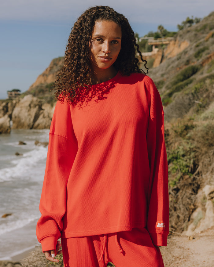 Oversized Sport Thermal - Heart with Monochrome Patch