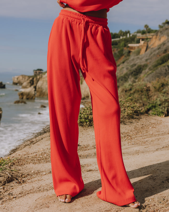 Thermal Resort Pants - Heart with Monochrome Patch