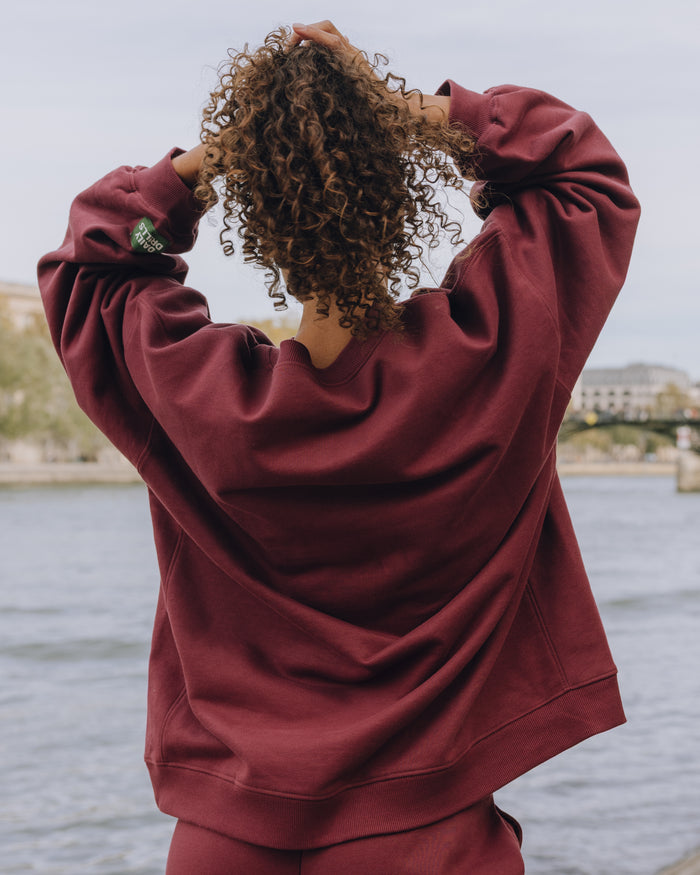 Oversized Fleece Henley - Bodega