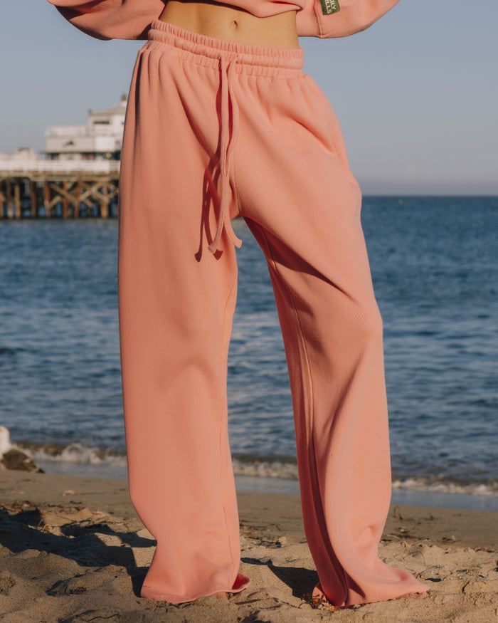 Thermal Resort Pants - Dusty Rose