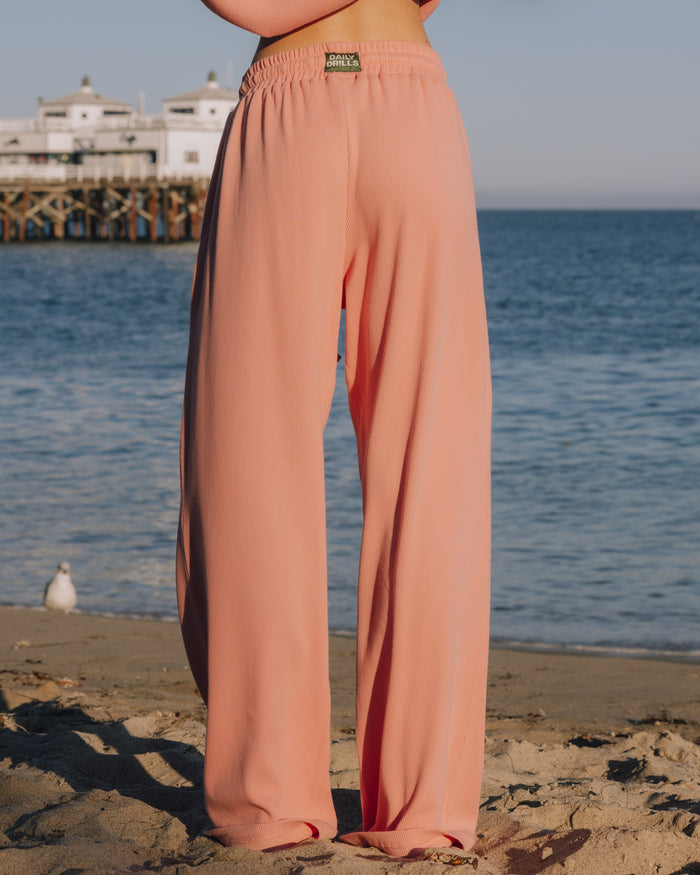 Thermal Resort Pants - Dusty Rose