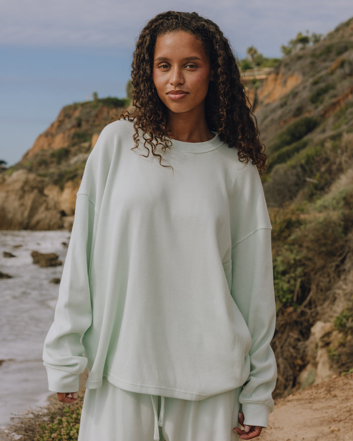 Oversized Sport Thermal - Surf with Monochrome Patch