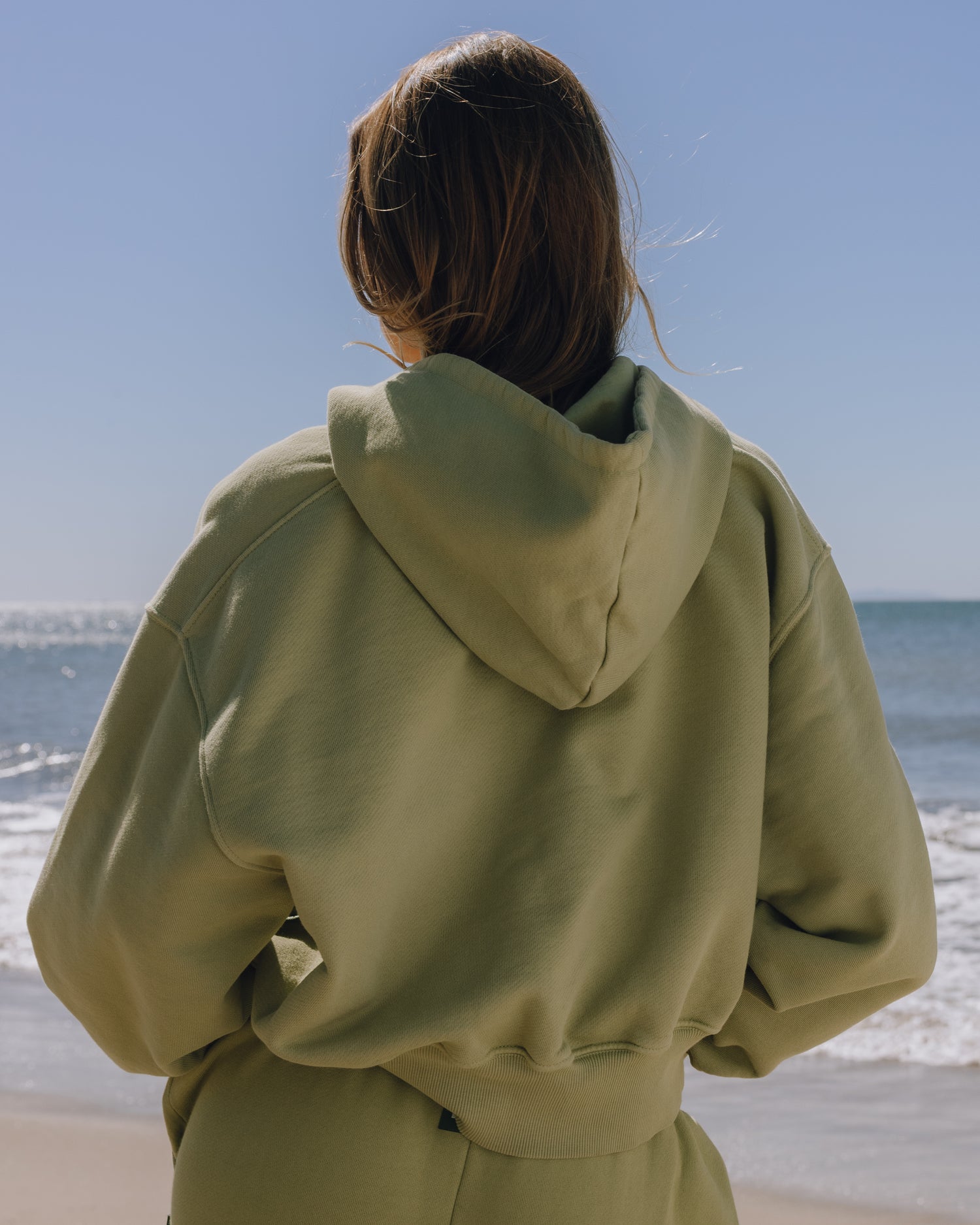 Heavyweight Double Zip Hoodie - Matcha – shopdailydrills
