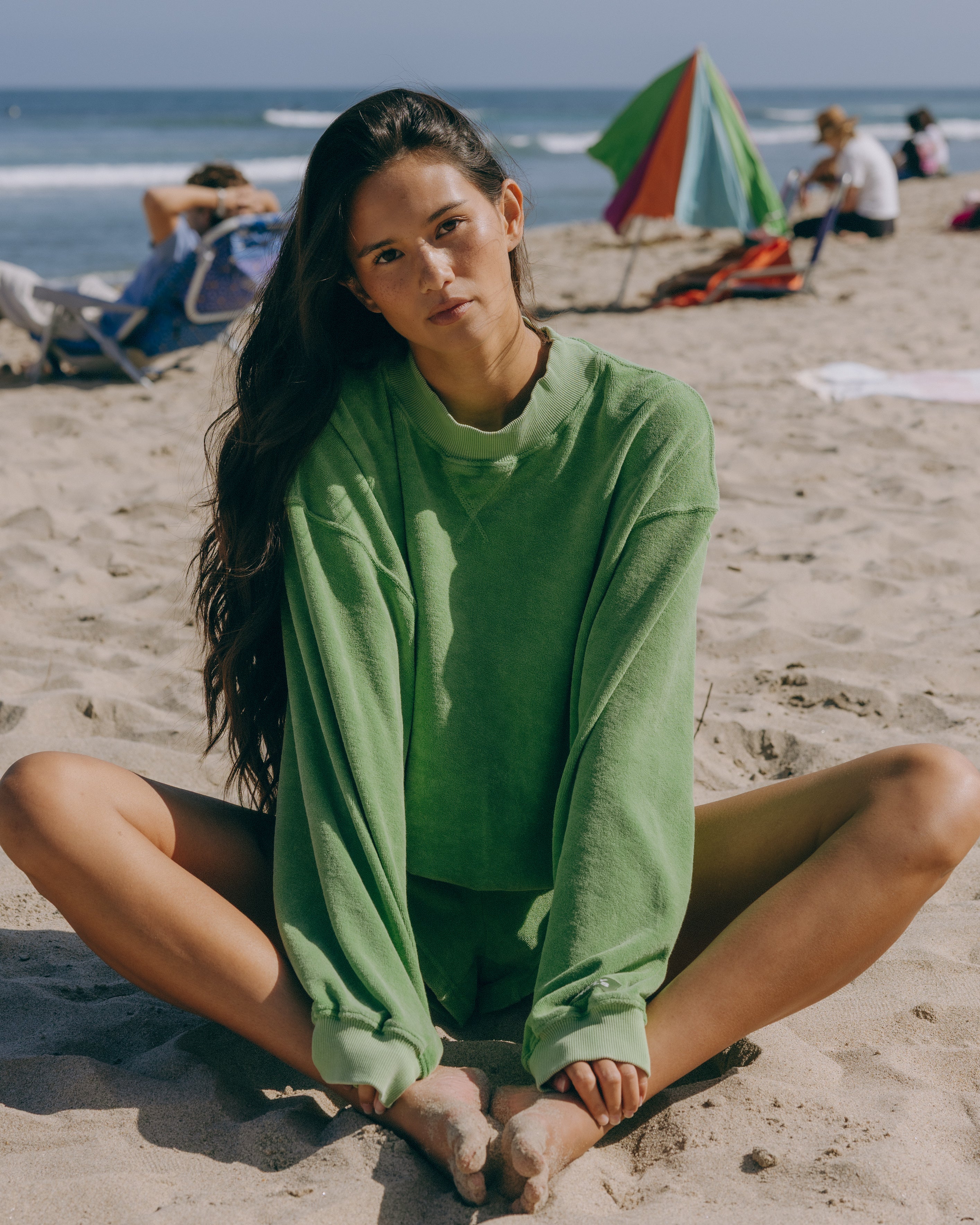 Terry Vintage Crew - Sunbleached Lucky