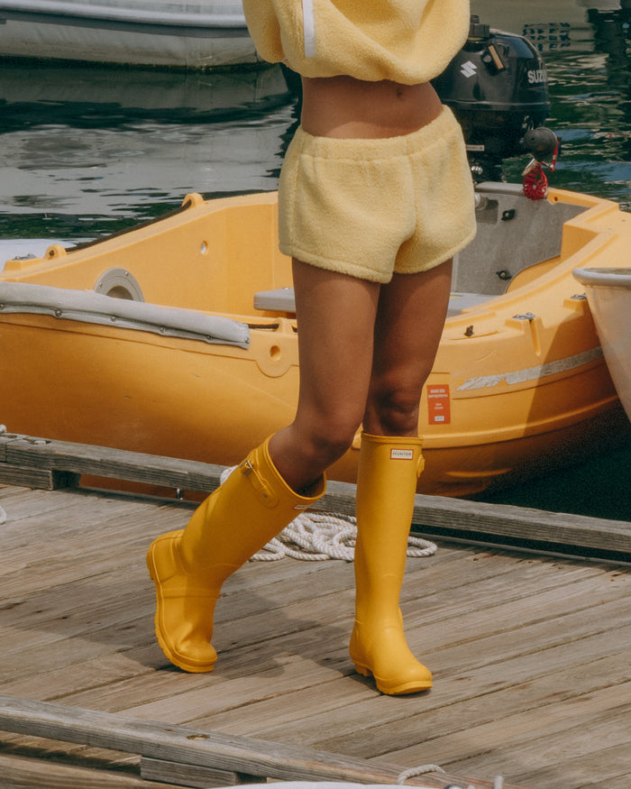Sherpa Micro Shorts - Sunny