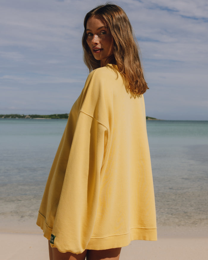 Unisex Oversized Crew - Sunny
