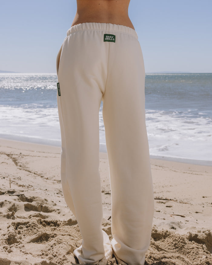 Heavyweight Straight Leg Sweatpants - Sand