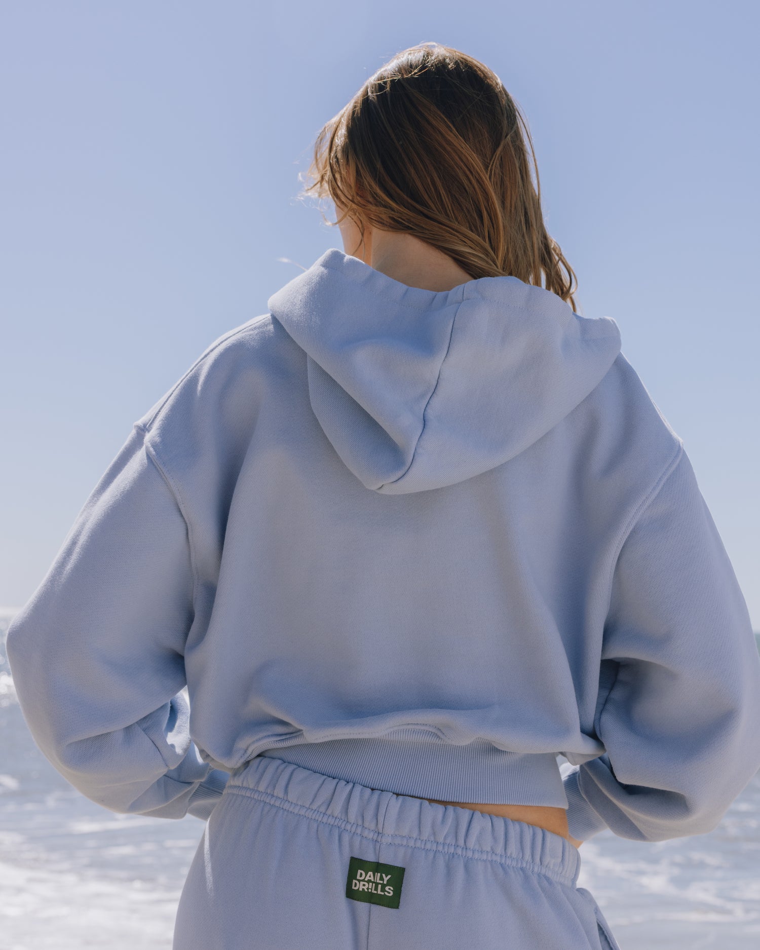 Heavyweight Double Zip Hoodie - Mist – shopdailydrills