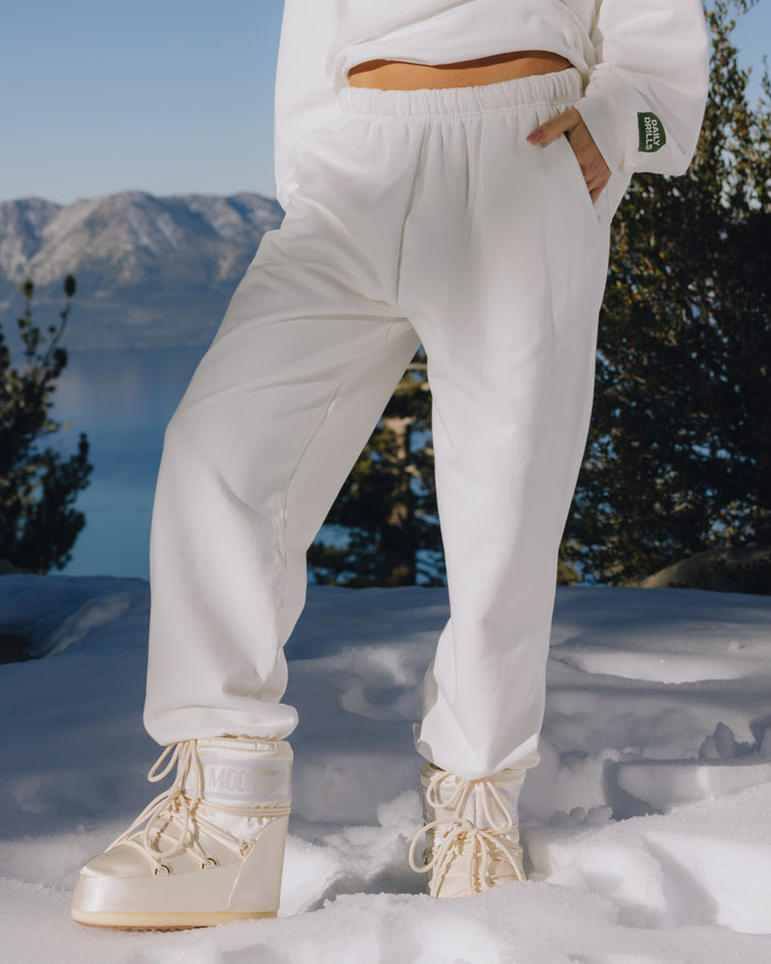 Unisex Joggers - White