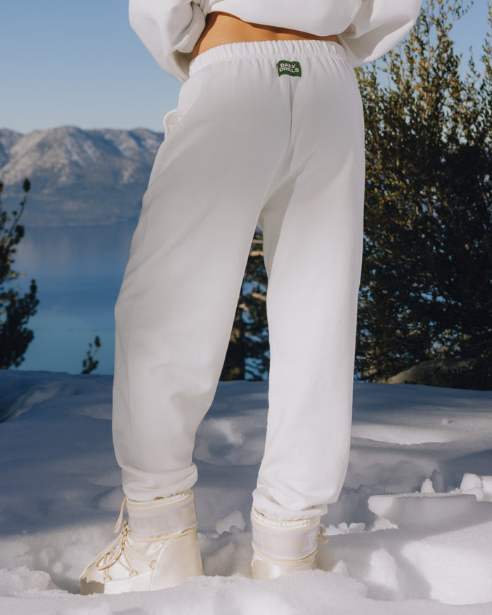 Unisex Joggers - White