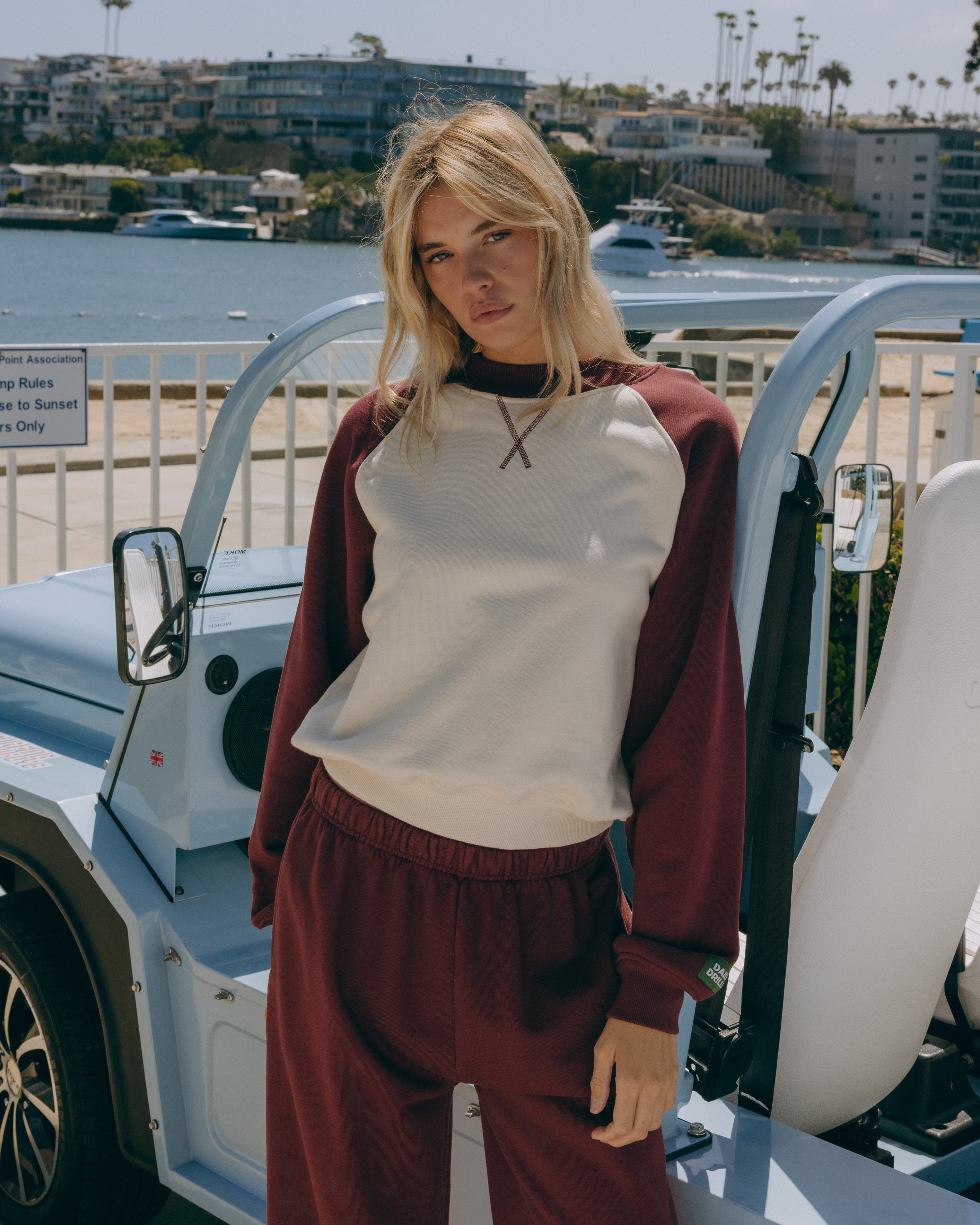 Heavyweight Vintage Raglan Crew - Bodega + Sand