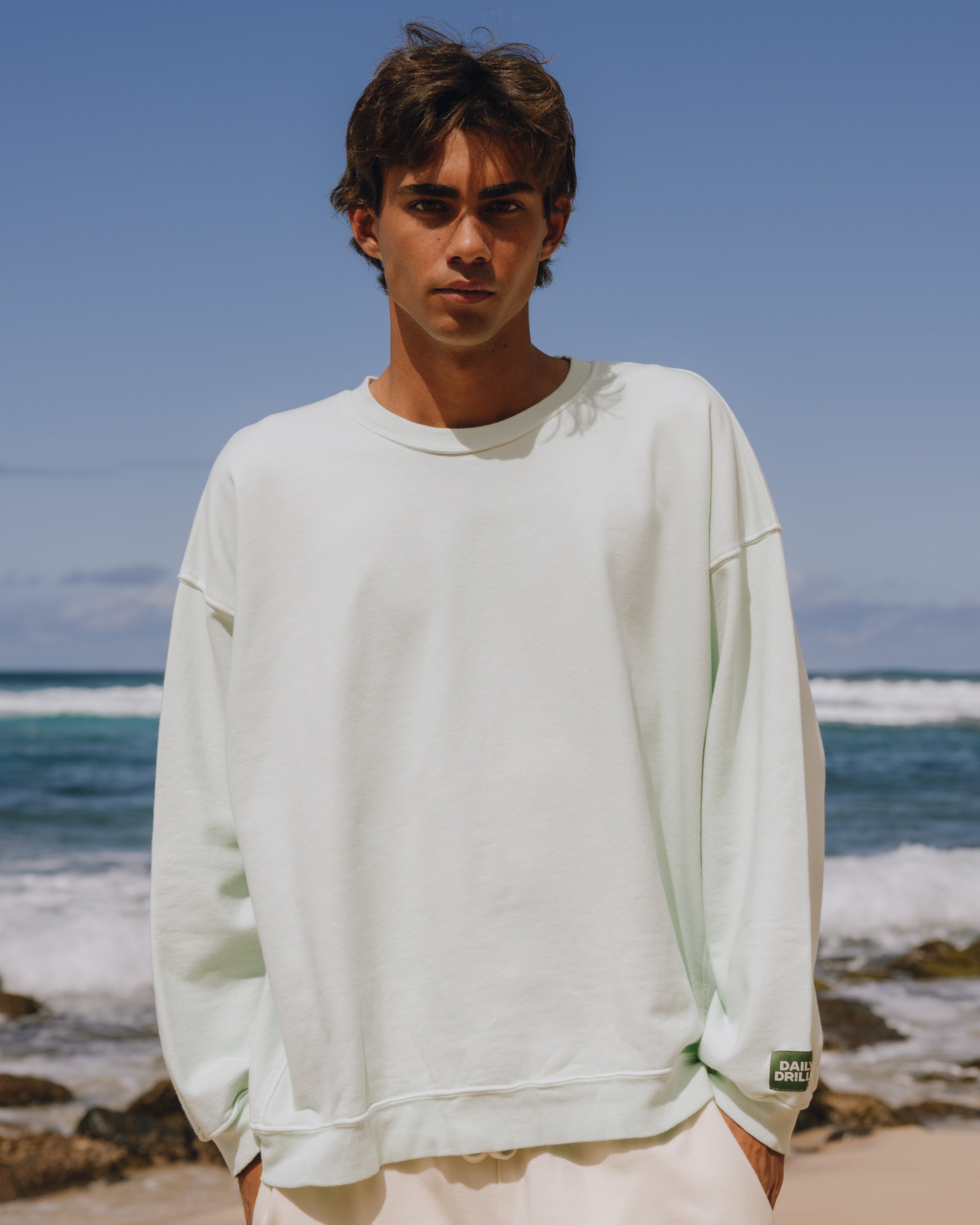 今年人気のブランド品や Crew Oversized Unisex - shopdailydrills – Surf トップス