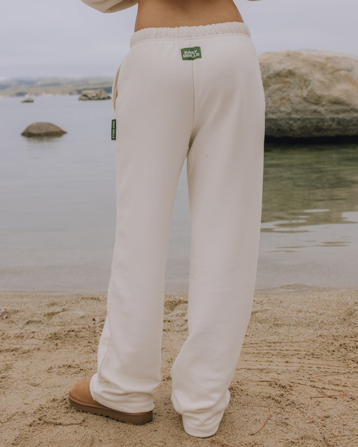 Heavyweight Straight Leg Sweatpants - Sand