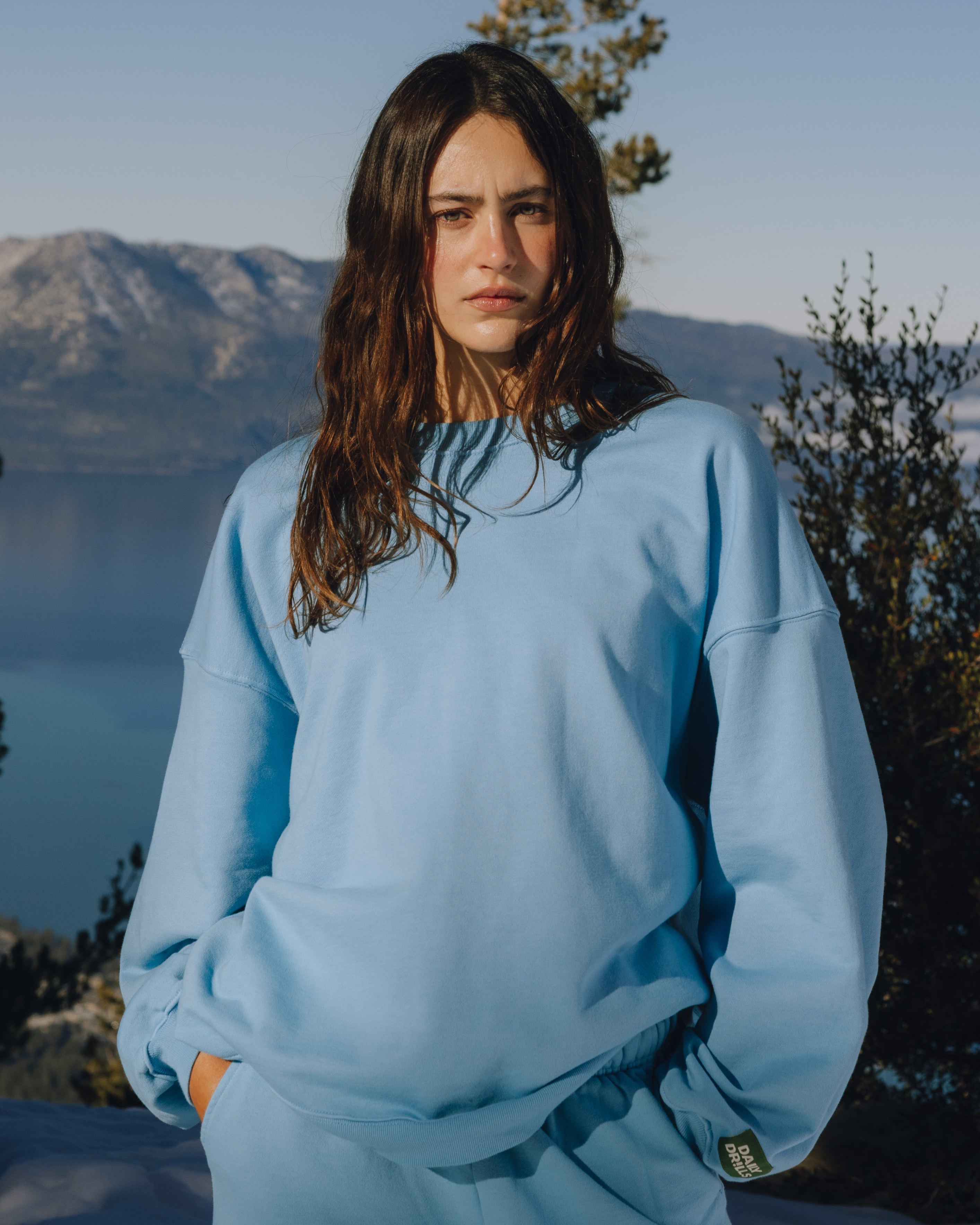 Unisex Oversized Crew - Malibu
