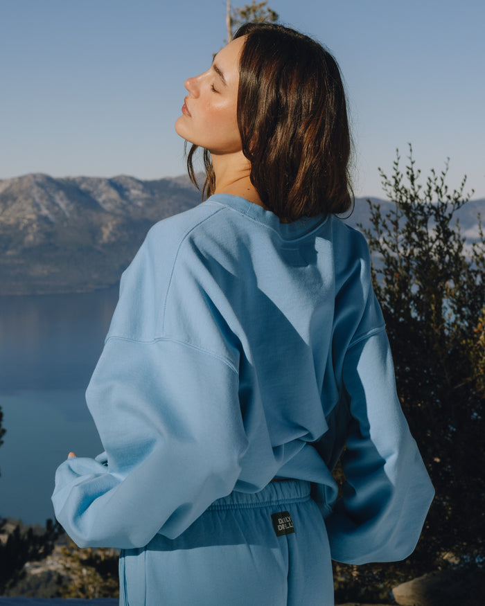 Unisex Oversized Crew - Malibu