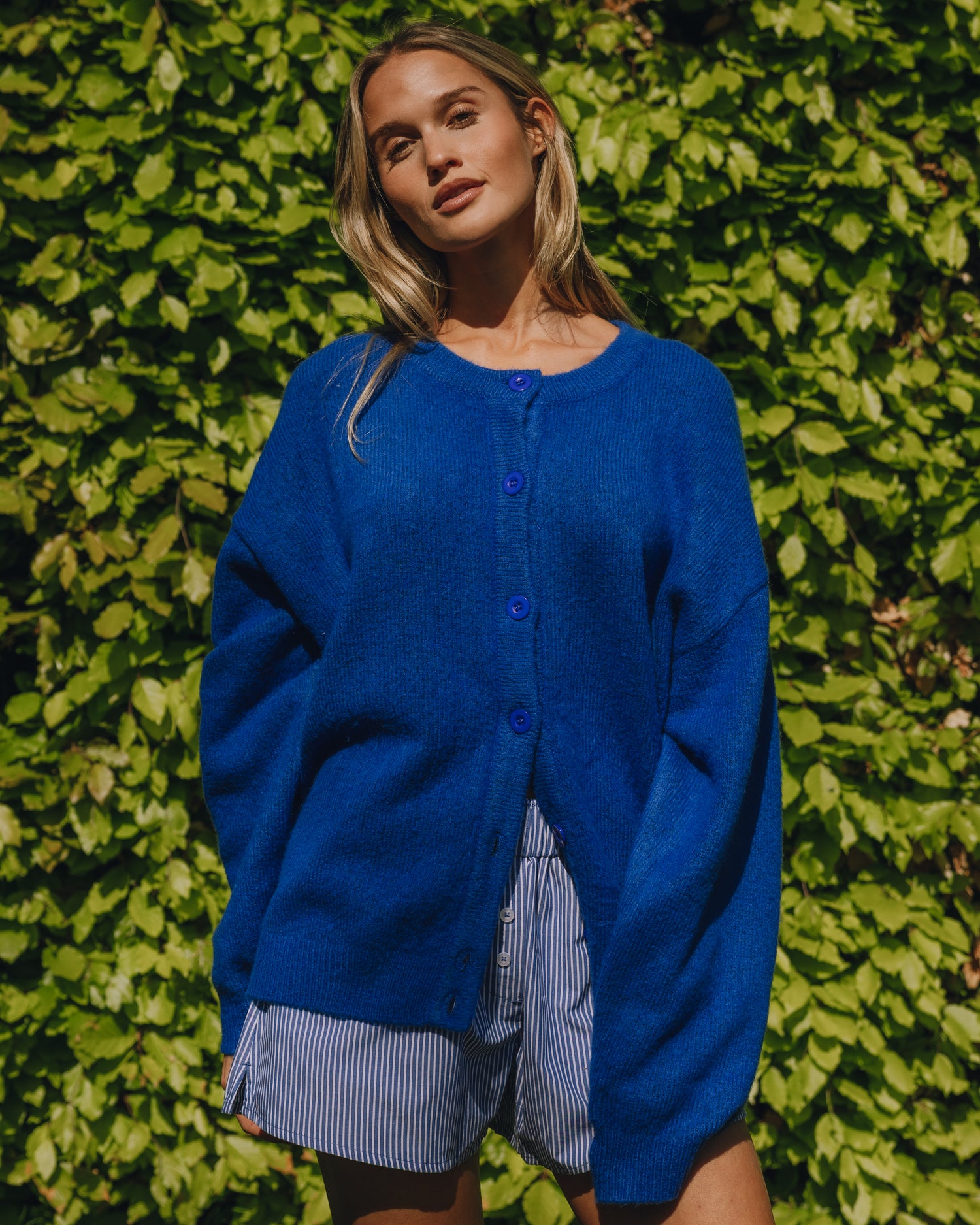 Oversized Button Up Sweater