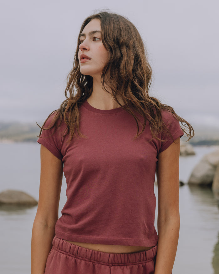 Everyday Tee - Wine