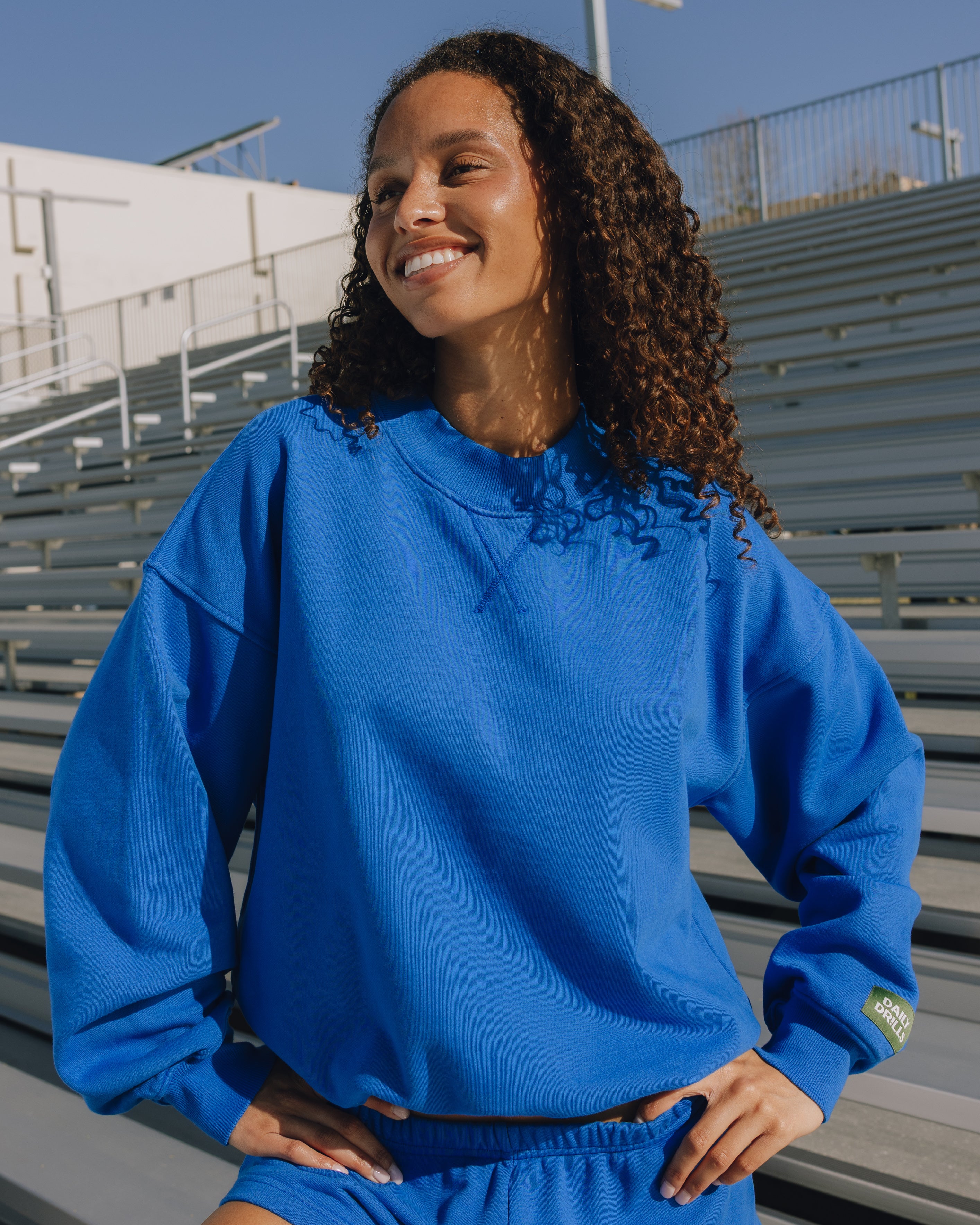 Vintage Crew - Cobalt