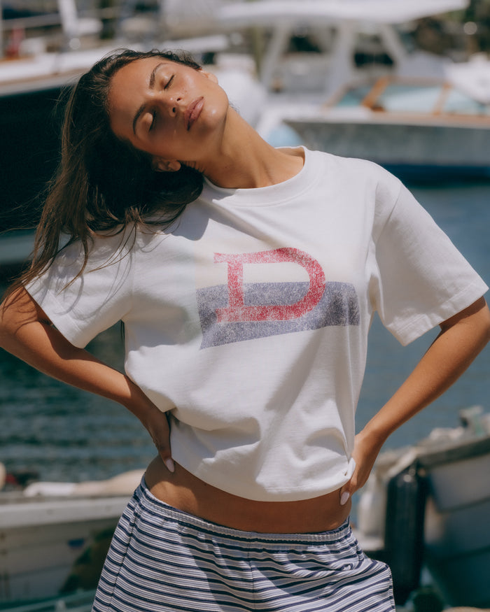 Out East Vintage Tee - White
